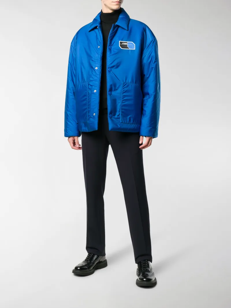 prada padded nylon shirt