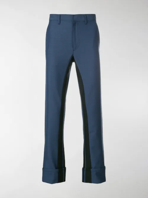 Prada - Pantaloni con striscia laterale