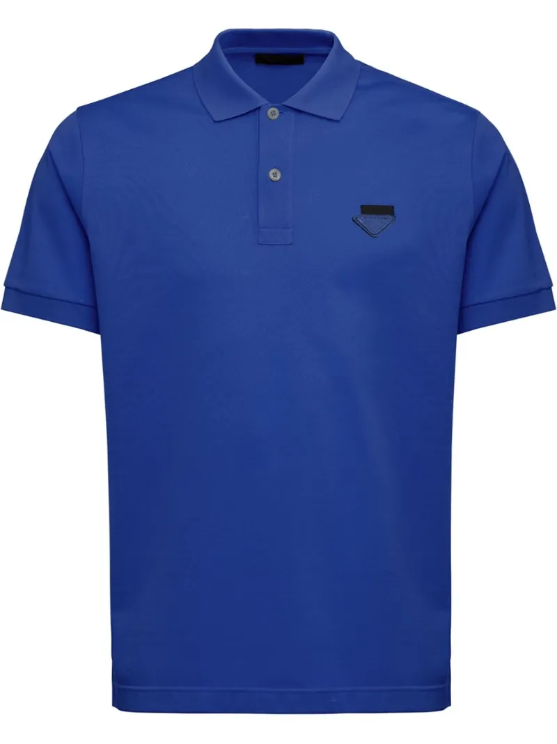 Prada Piqué polo shirt blue | MODES