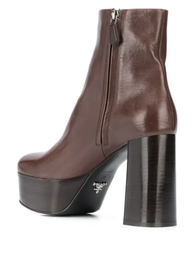prada platform ankle boots
