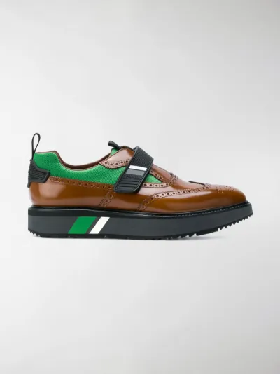 Prada - platform brogue sneakers