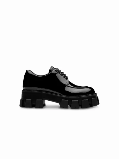 prada platform derby shoes
