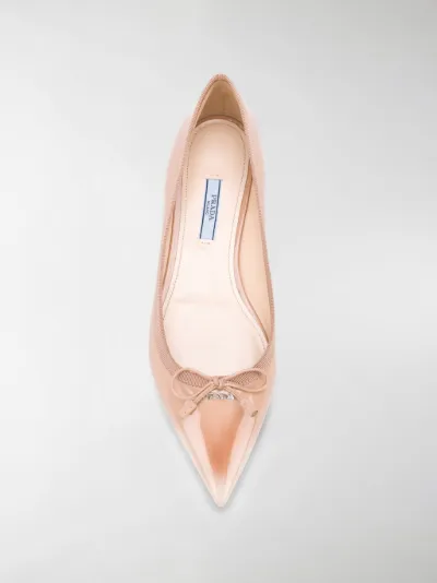 prada pointed toe flats