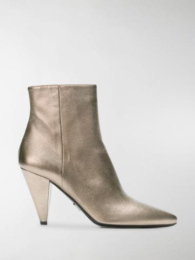 prada pointed toe ankle boots