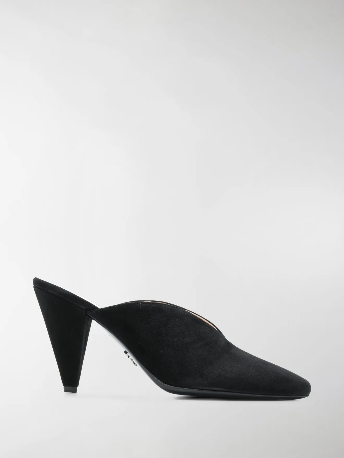 prada pointed toe sneaker mule