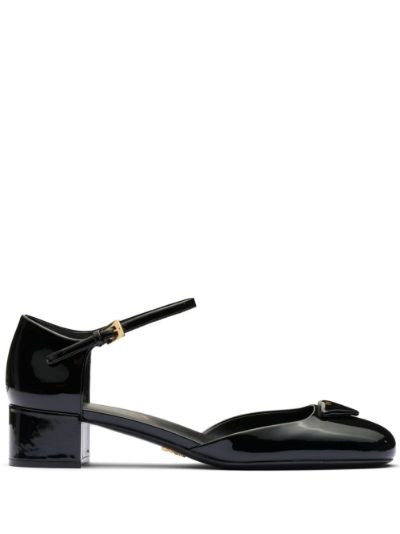 Prada block heel store pump