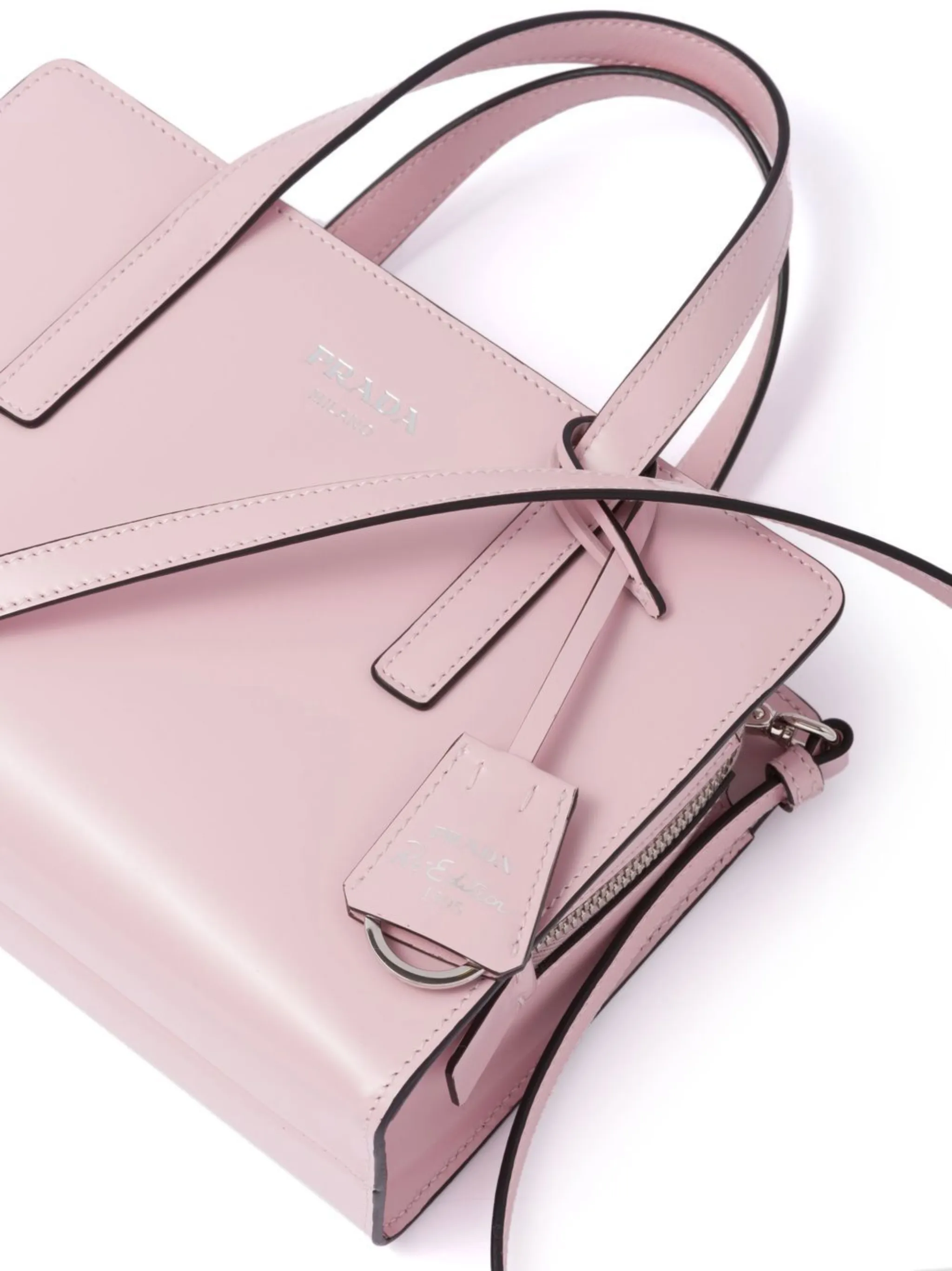 Prada light pink handbag best sale