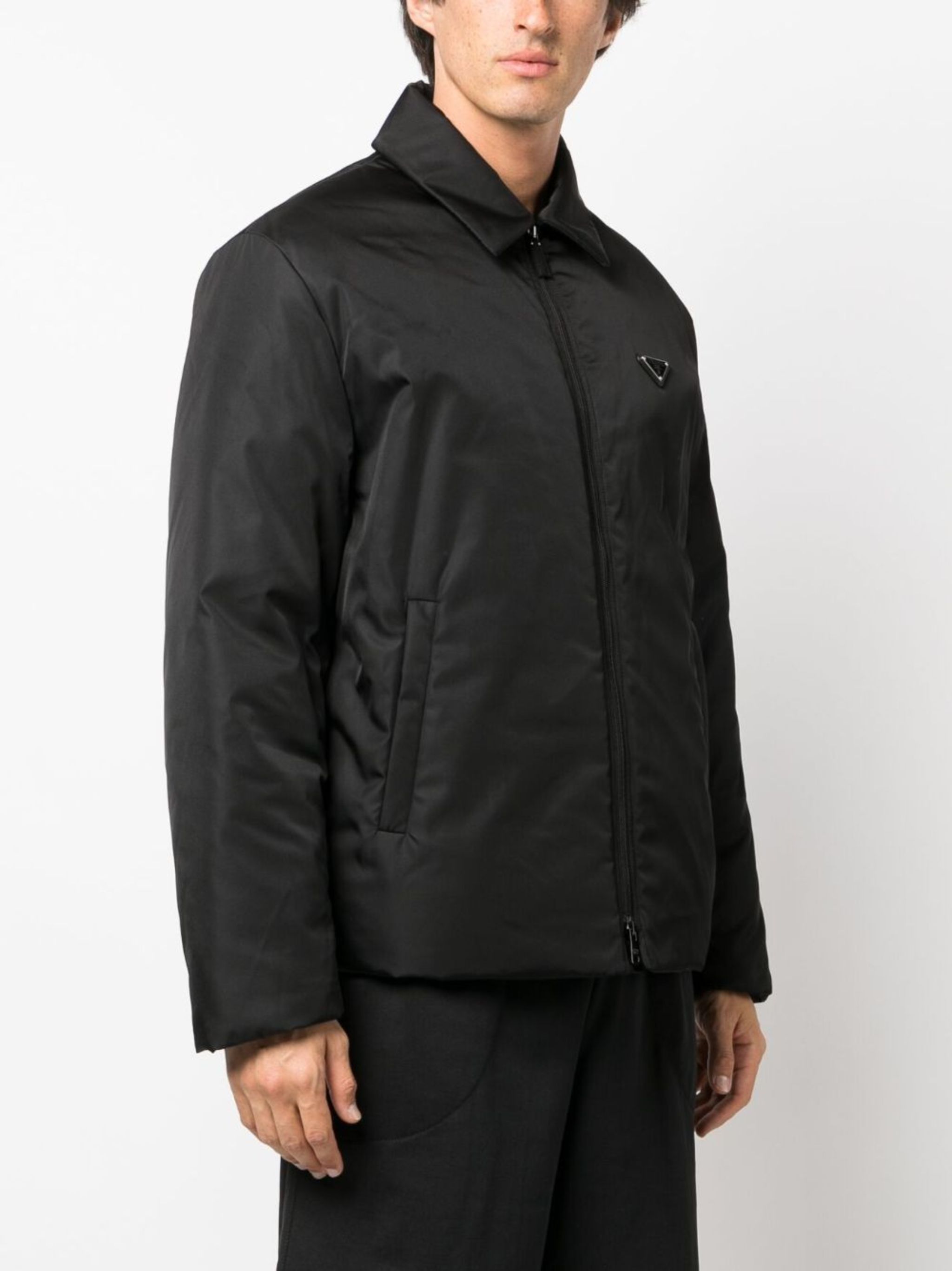 Prada Re-Nylon cropped down jacket | Eraldo.com US