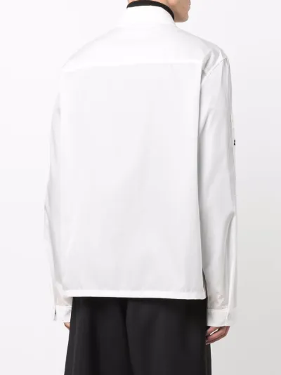 Prada Re-Nylon logo plaque shirt | Eraldo.com CX
