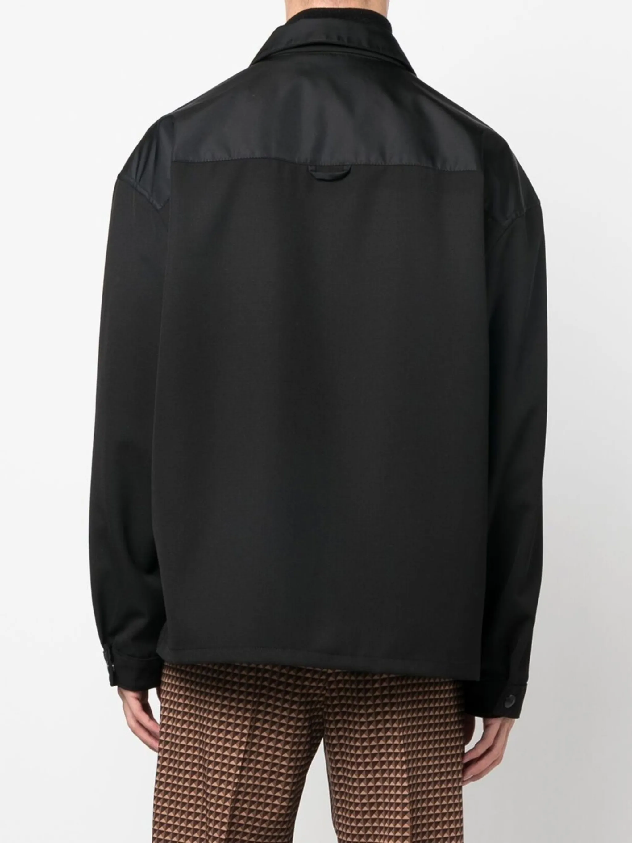 Prada Re-Nylon triangle logo-plaque jacket | Eraldo.com HR