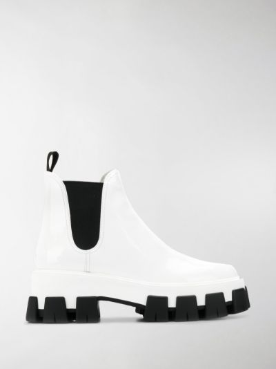 prada ridged sole boots