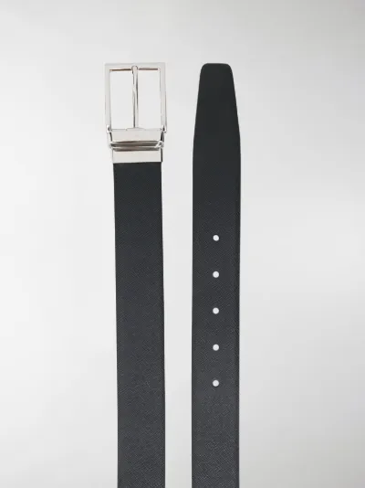 saffiano leather belt