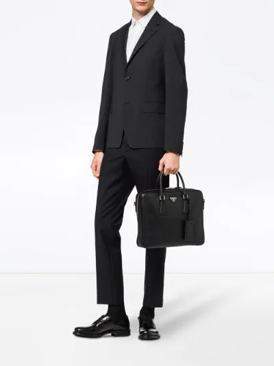 prada saffiano briefcase