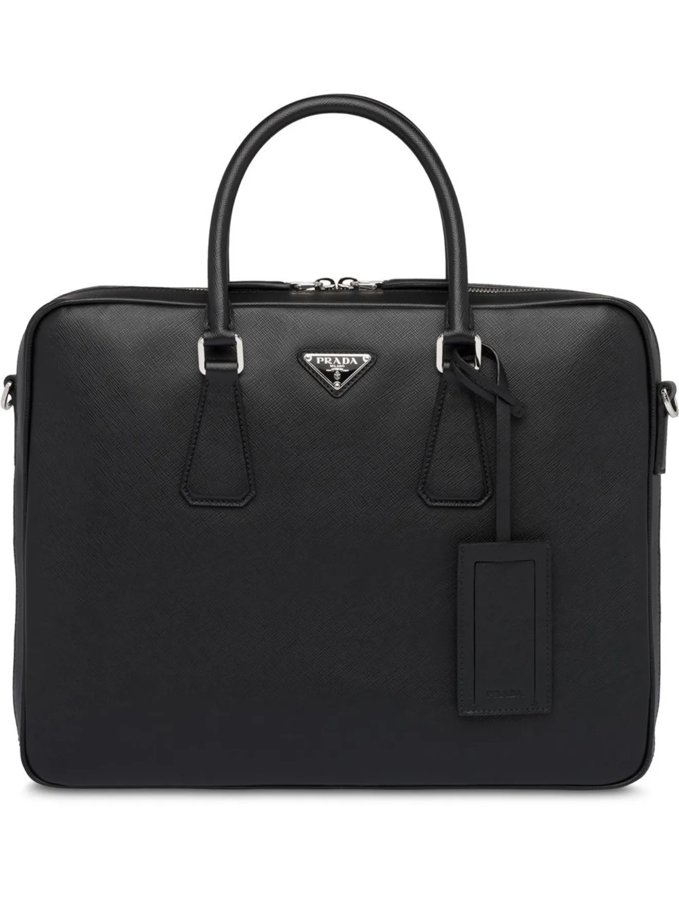 prada saffiano leather document holder