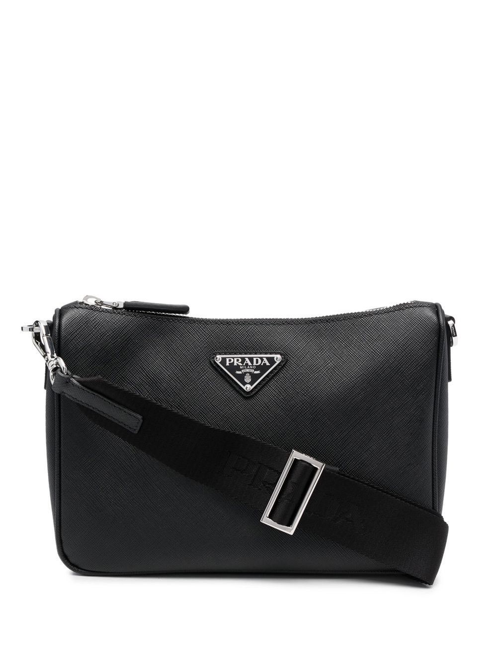 Saffiano-leather crossbody bag | Prada 