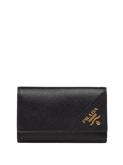 prada saffiano key holder