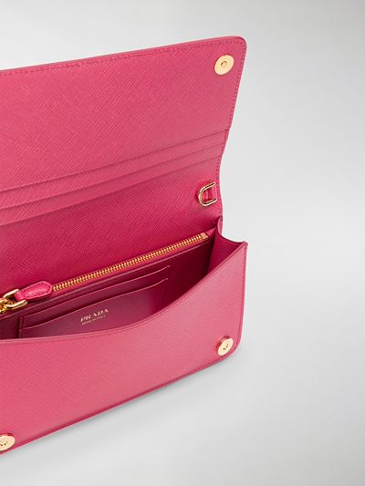 prada logo plaque mini bag