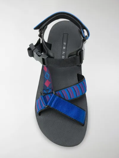 Prada Sandali stile nomad blu | MODES