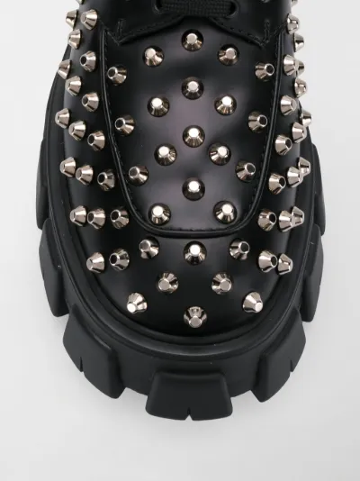 scarpe prada con borchie