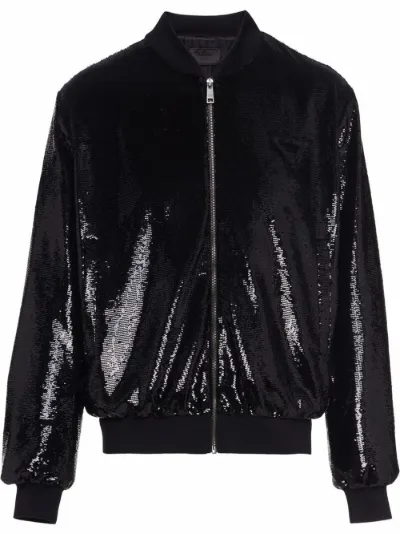 Embellished bomber jacket best sale