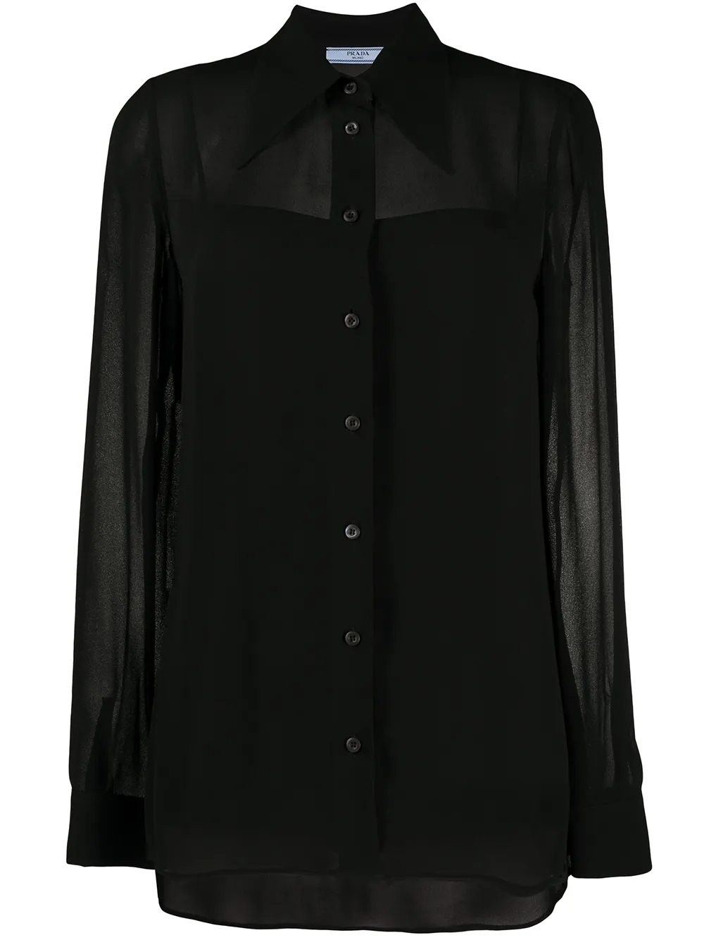 prada sheer top