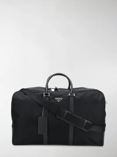 Prada Black Leather S Duffle Bag Stefaniamode Prada S Duffle Bag