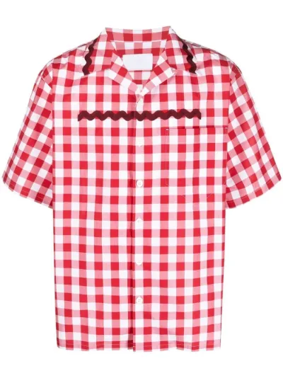 short-sleeve cotton shirt | Prada 