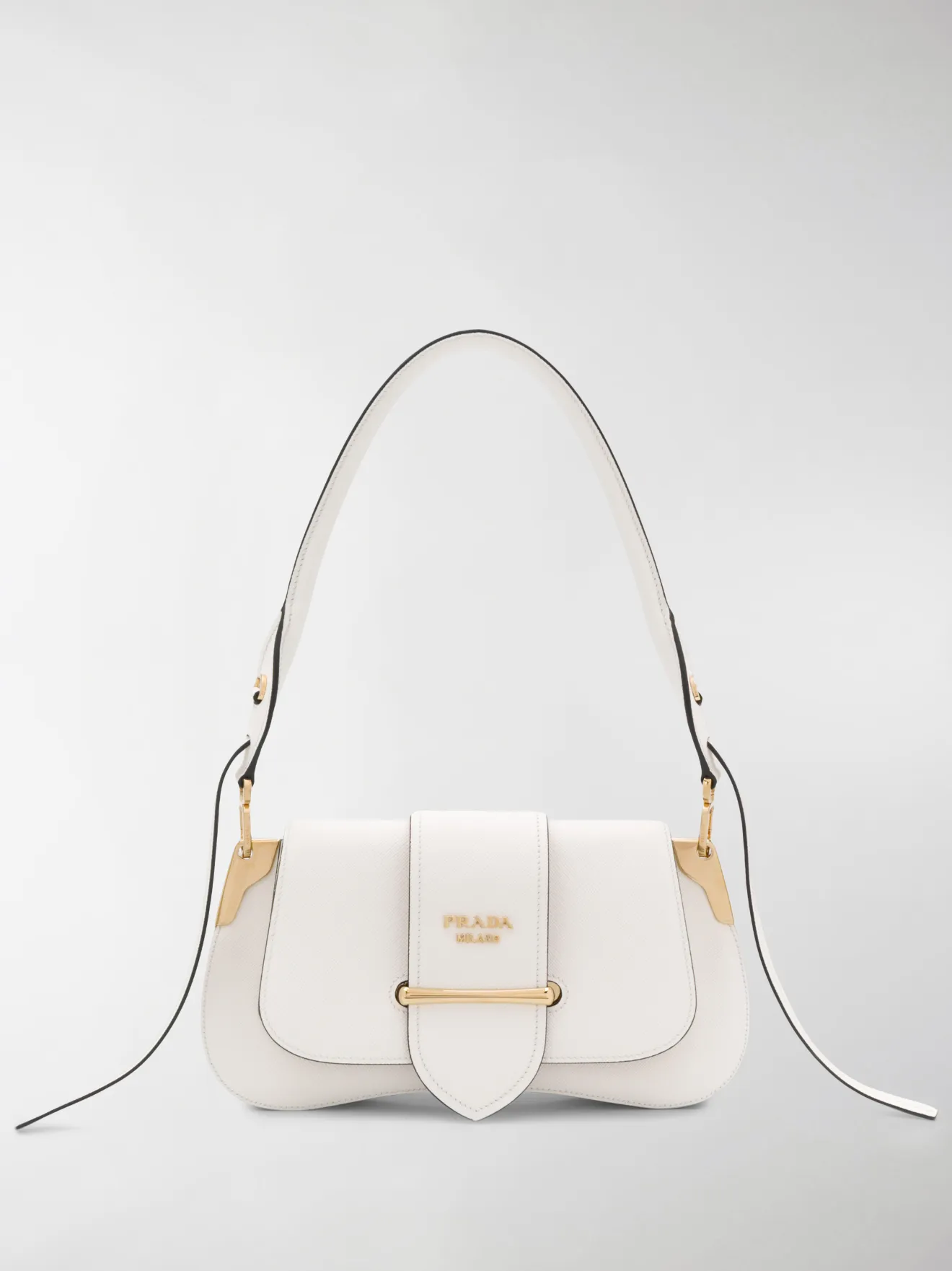 prada sidonie white