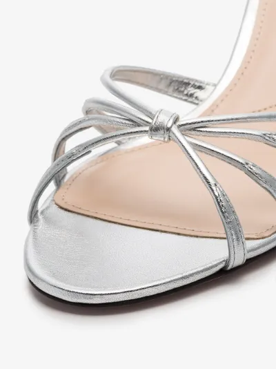 prada silver sandals