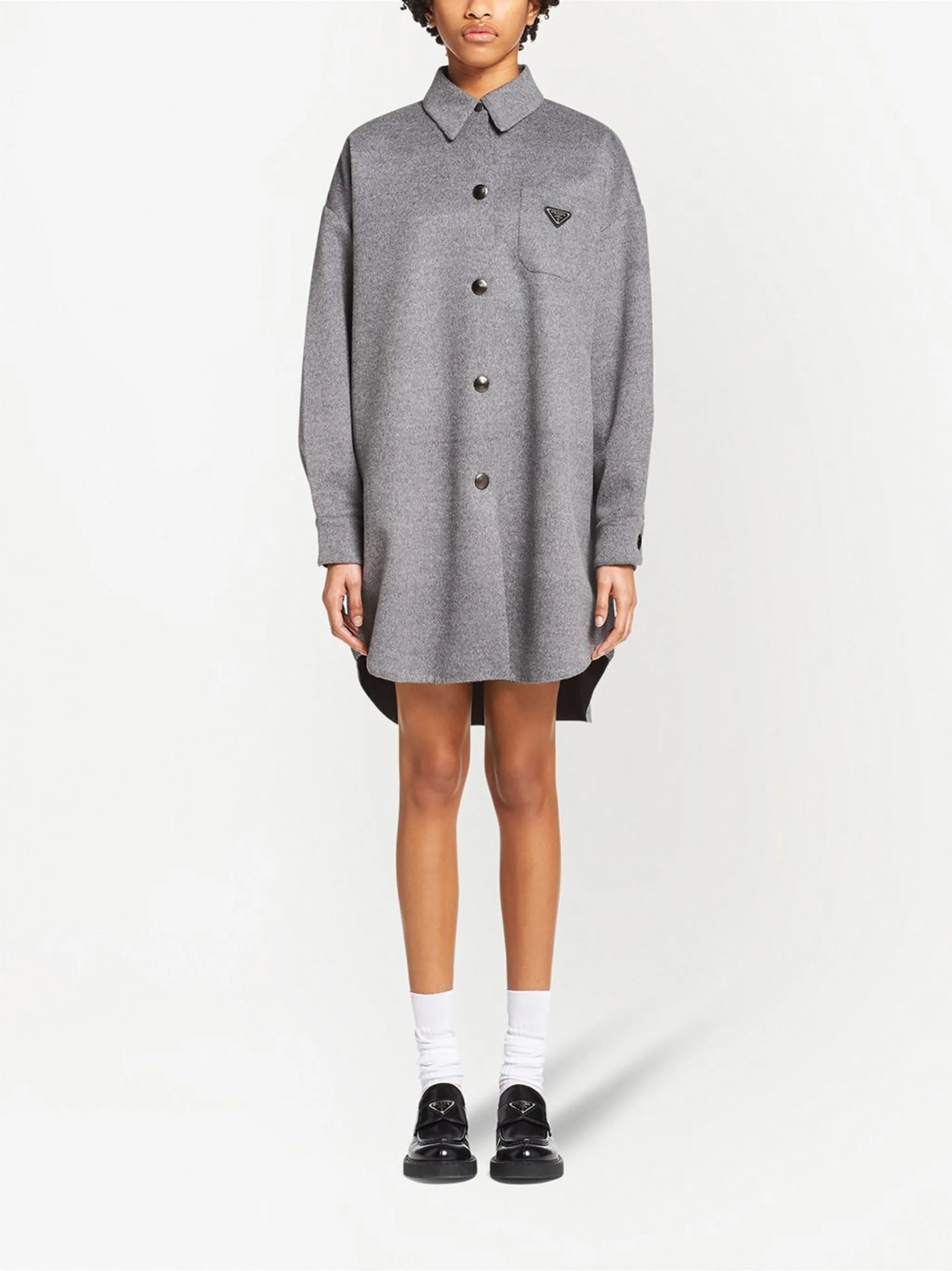 Prada single-breasted cashgora coat | Eraldo.com DE Prada single-breasted cashgora coat | Eraldo.com DE
