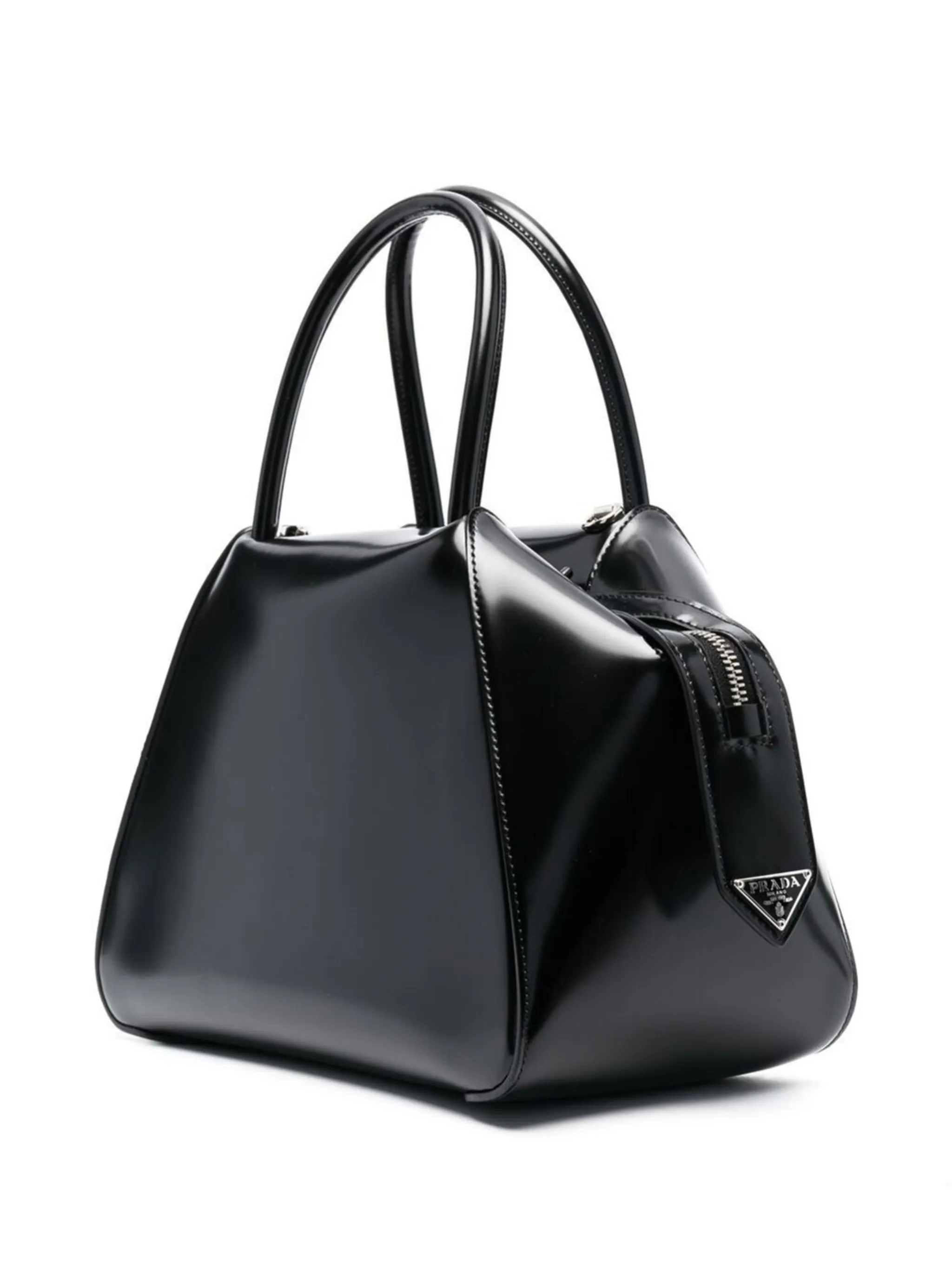 Prada Re-Edition 2000 Hobo Crystal Embellished Satin Mini