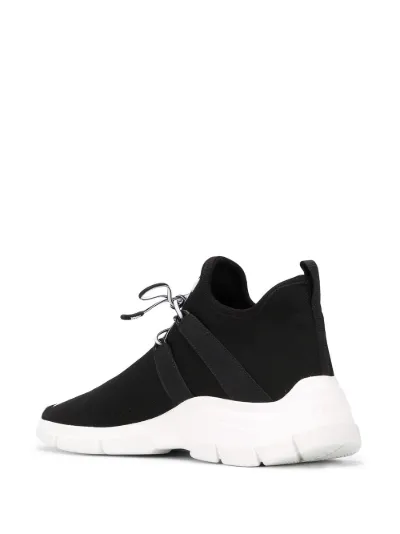 Prada Sneakers a calzino con logo nero | MODES