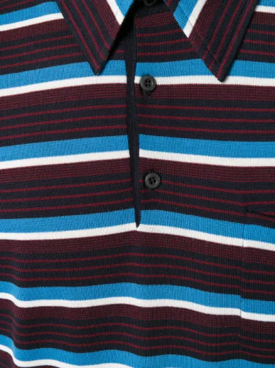 prada striped polo shirt