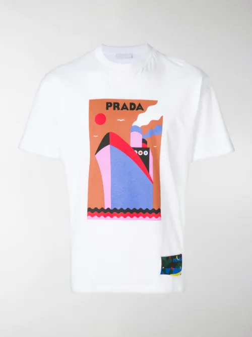 Prada - T-shirt con stampa