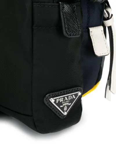 prada technical fabric shoulder bag