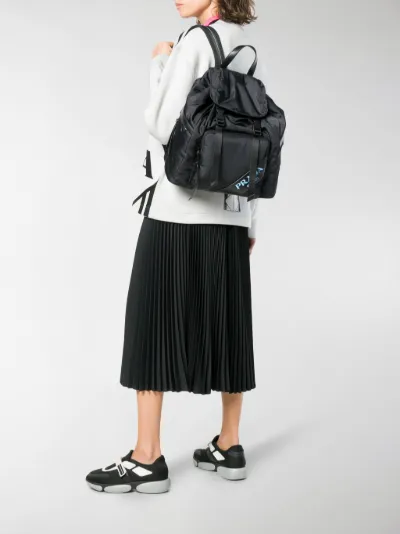 prada technical backpack