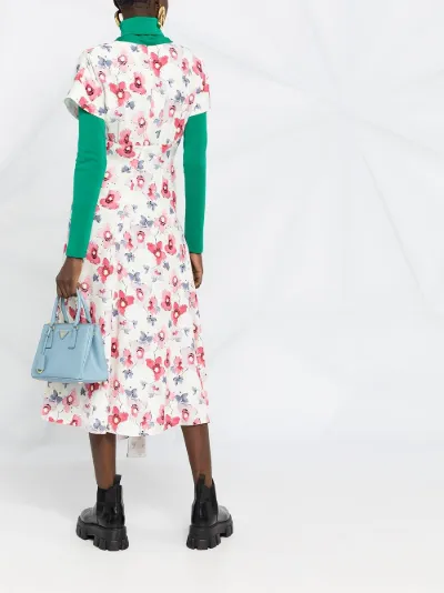 prada floral dress