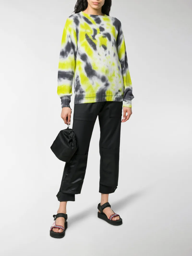 prada tie dye sweater