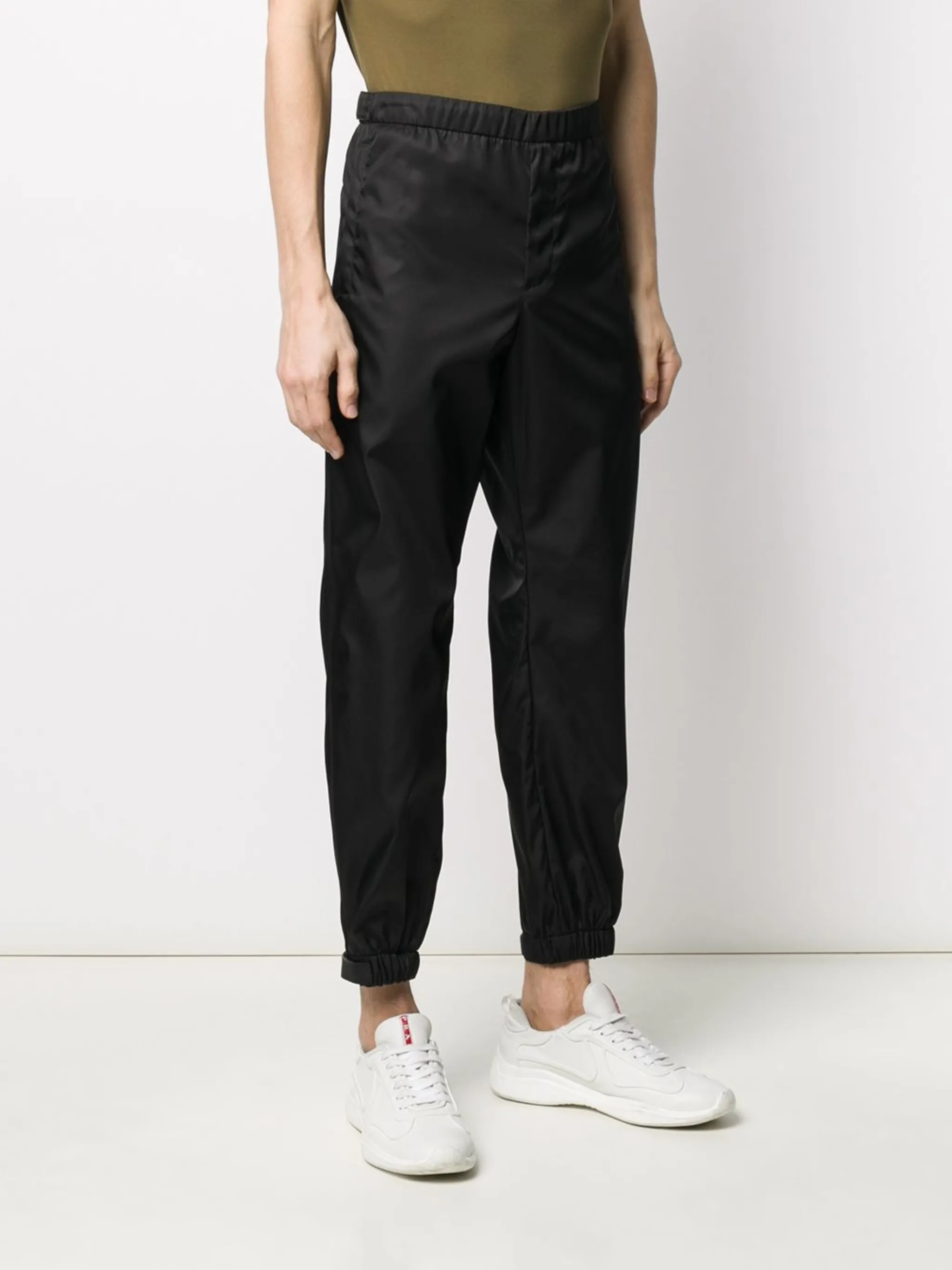 Prada touch strap ankle track pants Eraldo US