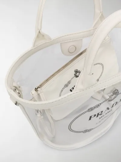 prada transparent bag