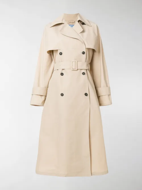 Prada - Trench oversize con cintura