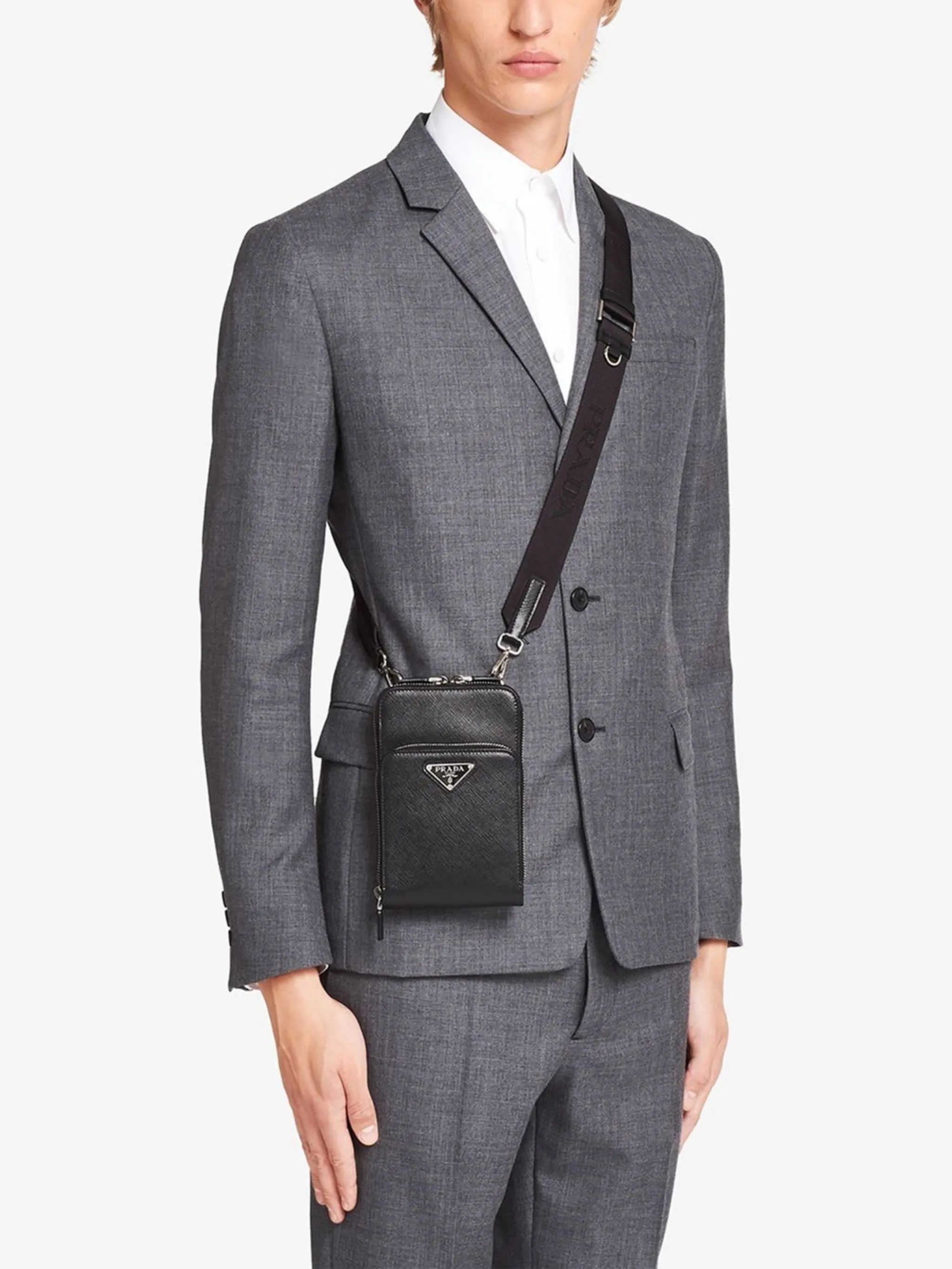 triangle logo mini bag Prada AE