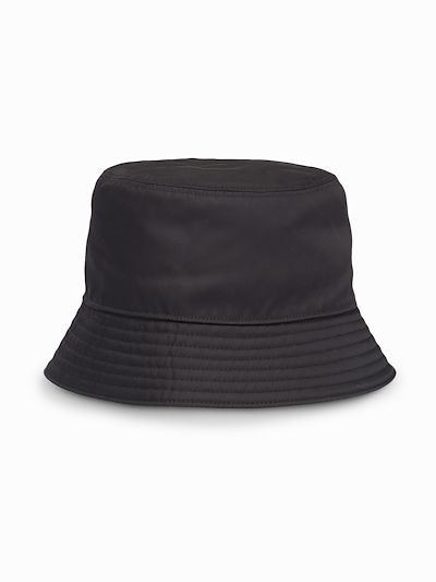 triangle patch bucket hat | Prada 