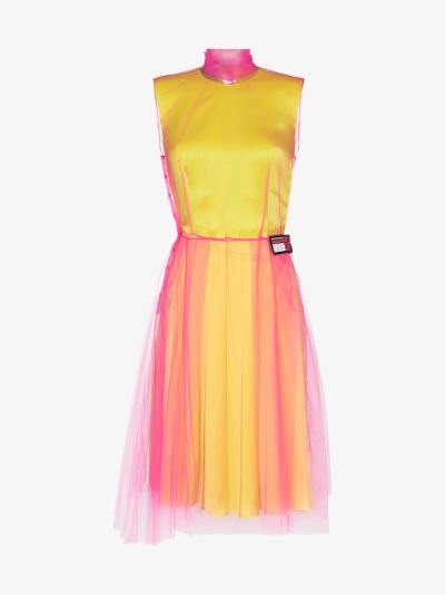 prada yellow dress