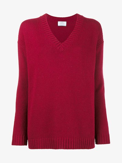 brown prada jumper womens