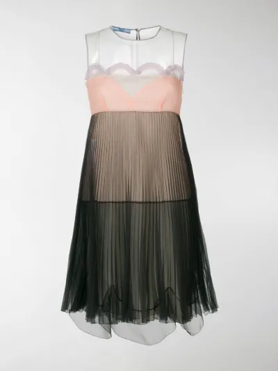 Prada - Vestito corto plissettato