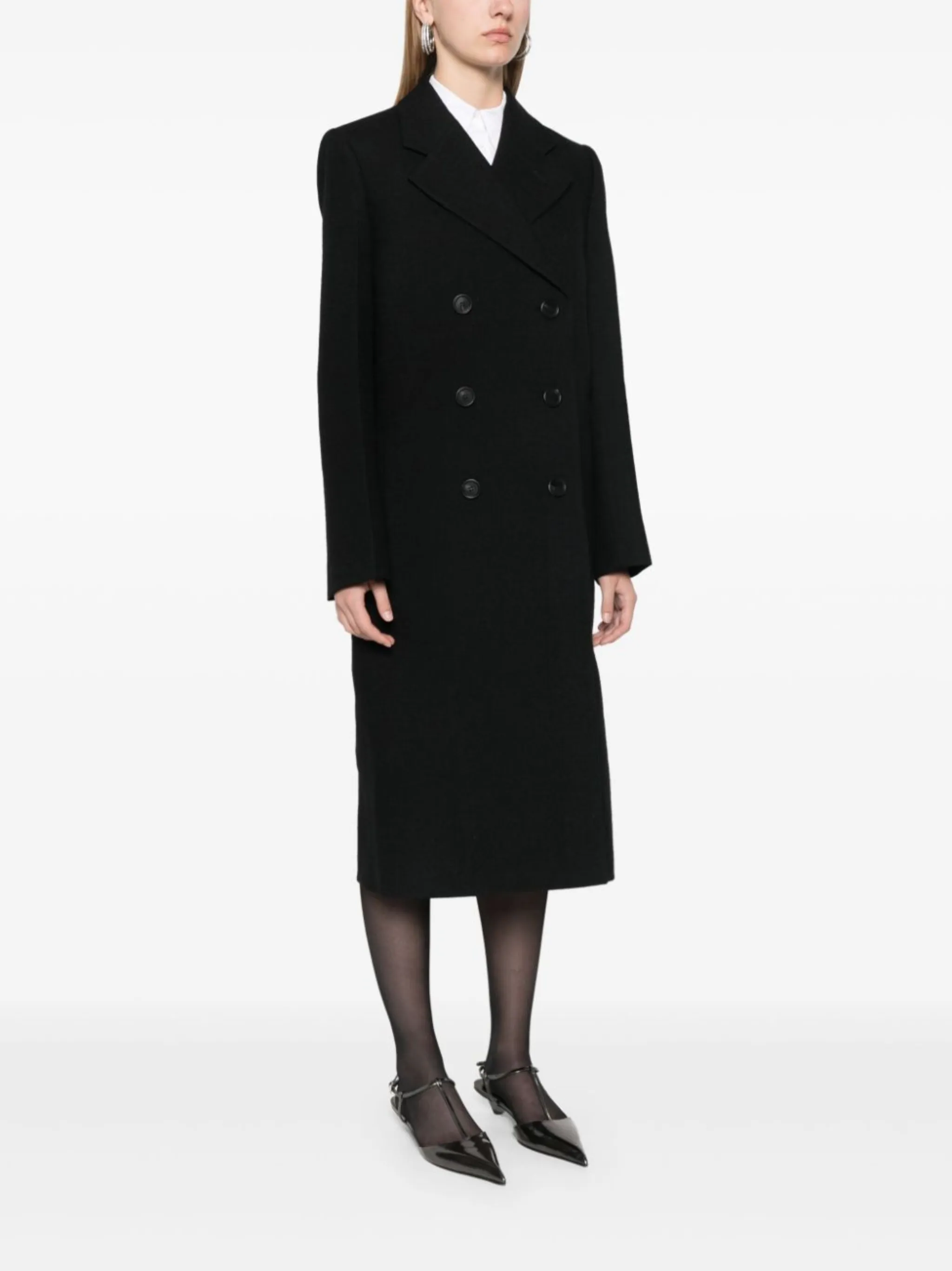 Prada wool coat hotsell