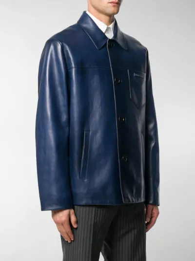 prada blue jacket