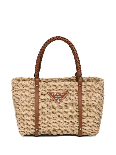 prada raffia bag