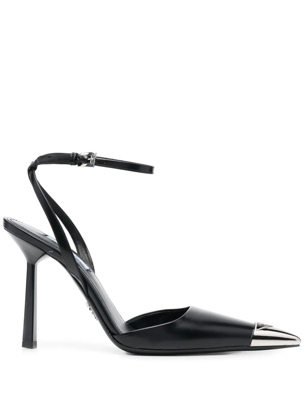 Prada XX triangle-logo pointed-toe sandals | Eraldo.com NU